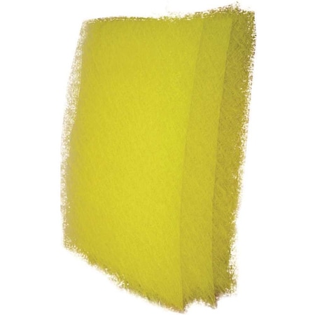 39 X 90 X 1 Poly Media Roll Filter Yellow